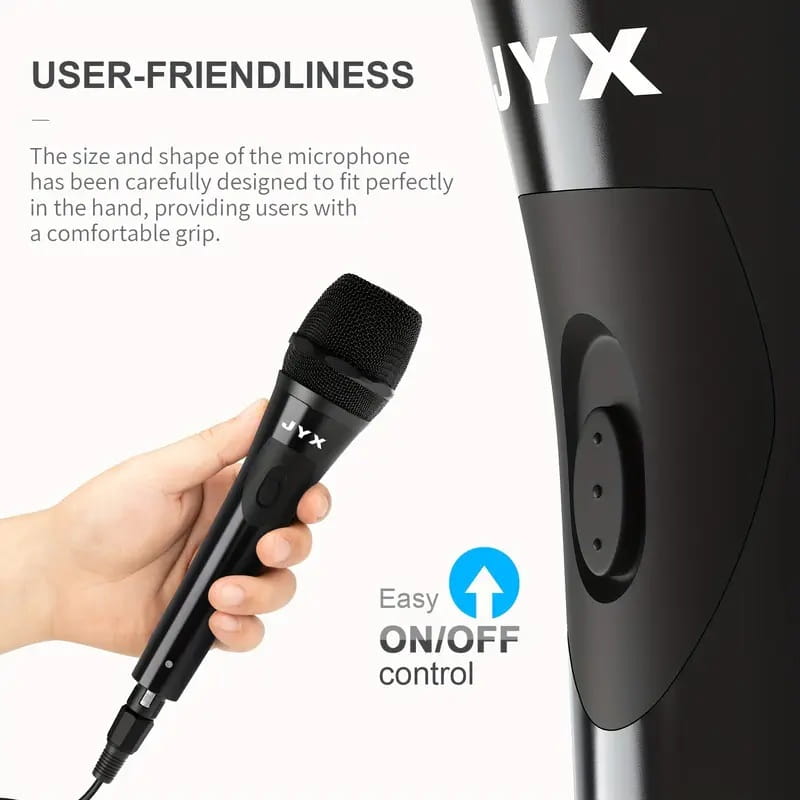 Wired Dynamic super-cardioid vocal microphone Handheld Mic For Live Vocals Karaoke mic
