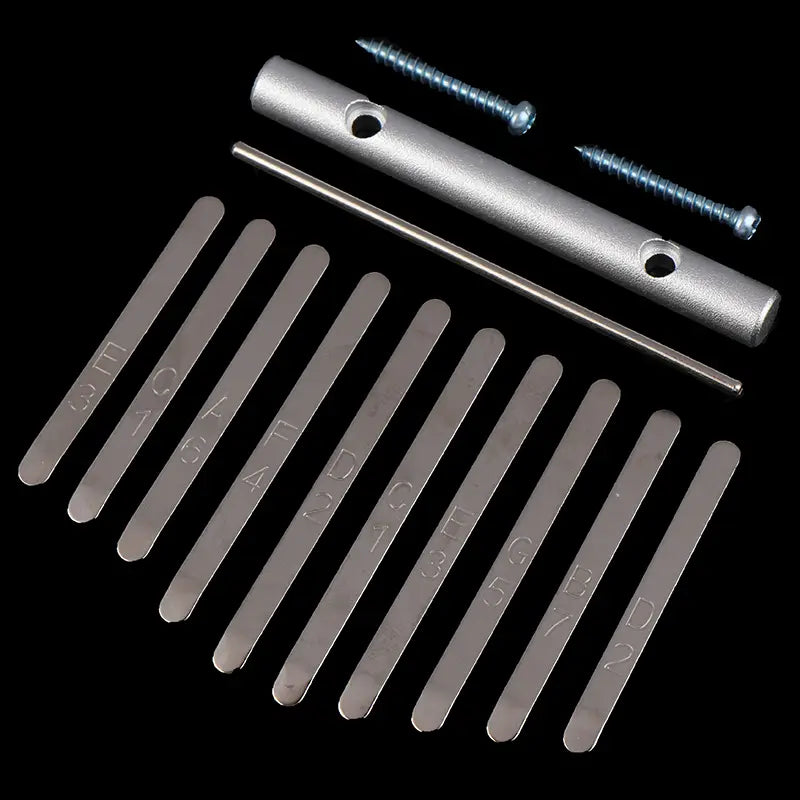 【NN77-M3】10 Keys Replacement Kalimba Thumb Piano Bridge Set - Musical Instrument DIY Parts Kit for Kalimba Repair