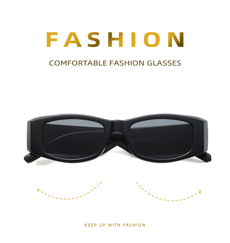 Hip Hop Small Classic Men Women Fashion Sunglasses Designer Square Brand Unisex Glasses Stylish Popular Trend Shades