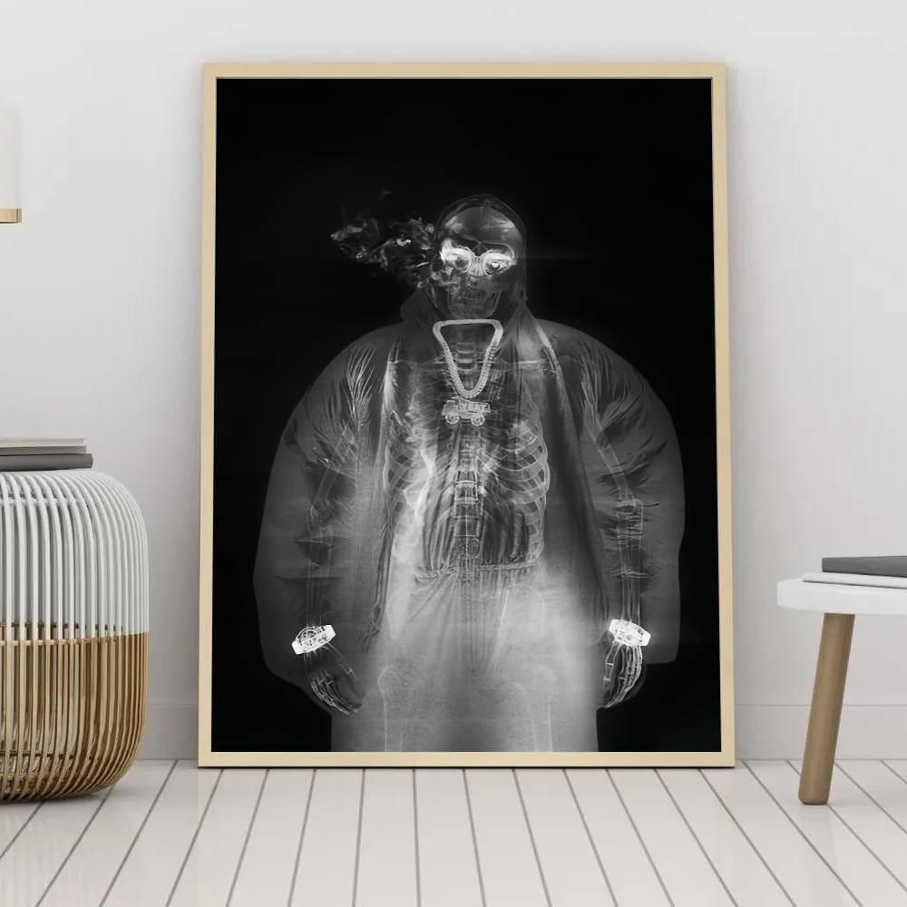 Dangerous Summer Y-Yeat Poster Self-adhesive Art Waterproof Paper Sticker Coffee House Bar Room