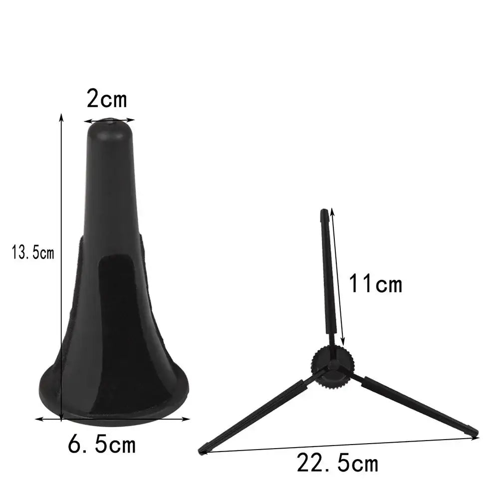 Clarinet Stand Bracket With Felt Pad Durable Woodwind Instrument Accessories Foldable Tripod ABS Oboe Holder Clarinet Parts