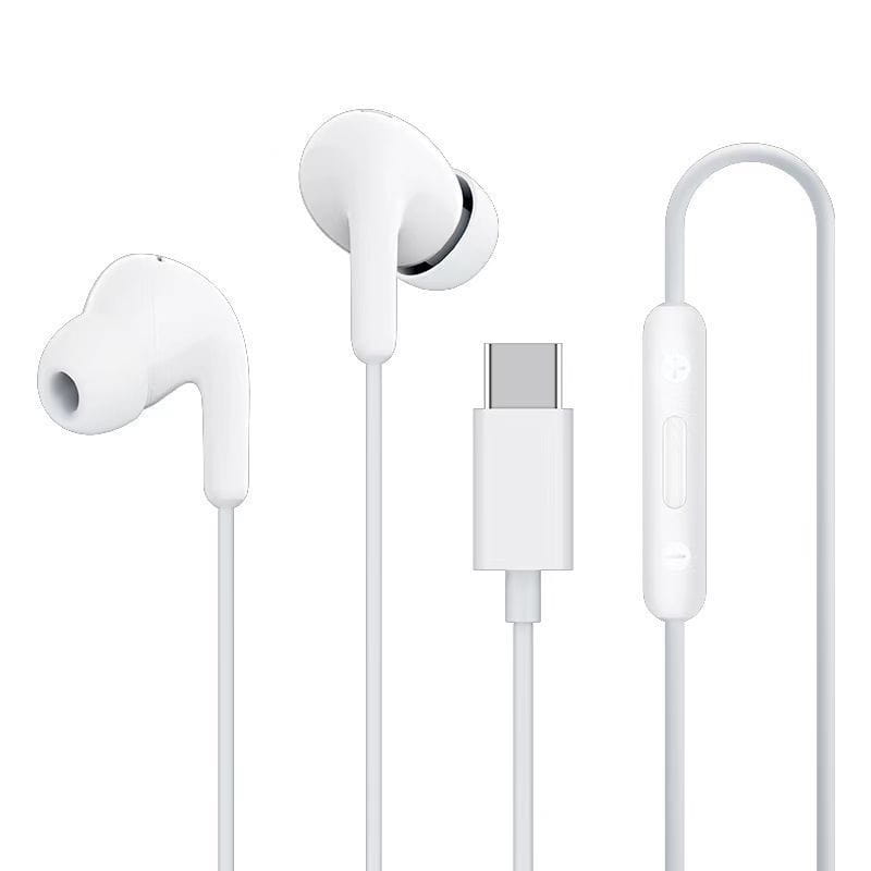 Original Type C Wired Headphones In Ear Headset Wired Earphones with Microphone Stereo Earbuds For Redmi POCO Huawei Samsung