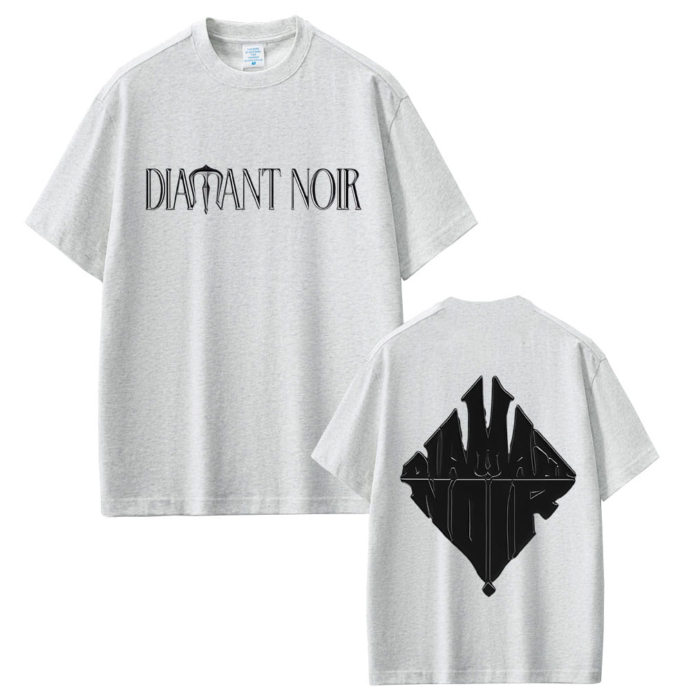 Rapper WeRenoi Diamant Noir Graphic T-shirt Men Women Hip Hop Fashion Pop Music T-shirts Male female Casual Vintage T Shirt