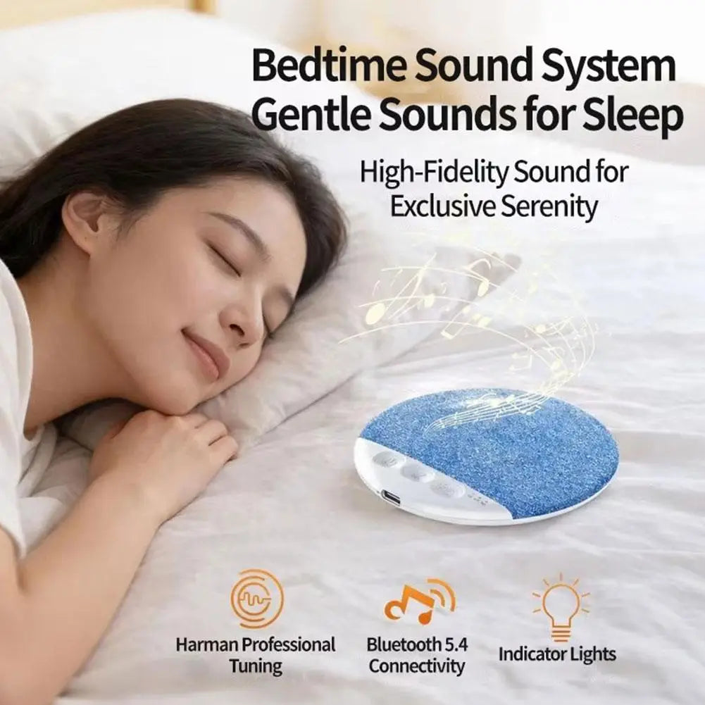 Mini Sleeping Bluetooth Speaker Nature Sound White Noise Soundbar Wireless MP3 Music Player Ultra Thin Timed Shutdown Audio Pla