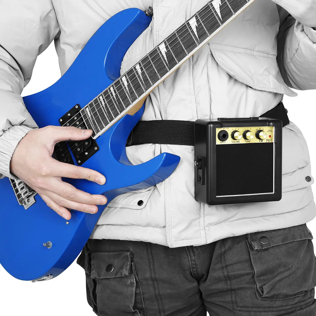 IRIN Audio Portable Metal + Plastic White Box Black Audio Mini Loud Musical Instrument Sound Guitar Parts Audio Amplifiers