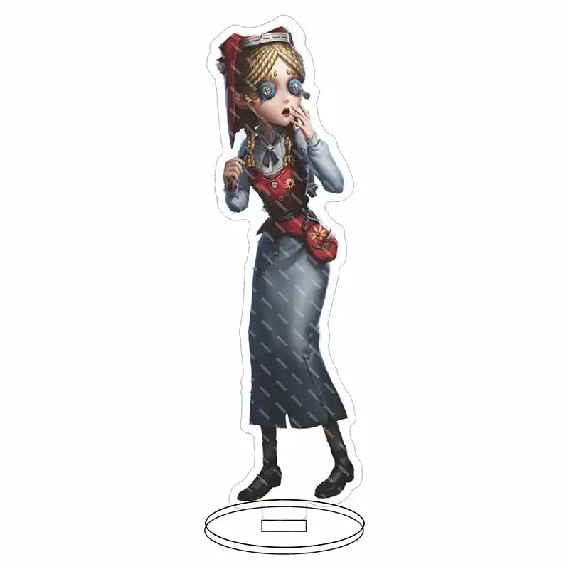 Hip Hop Anime Identity V DIY Stand Acrylic Game Figure Lucky Guy Reznik Emma Woods Helena Adams Model Plate Desk Decor Toy Doll
