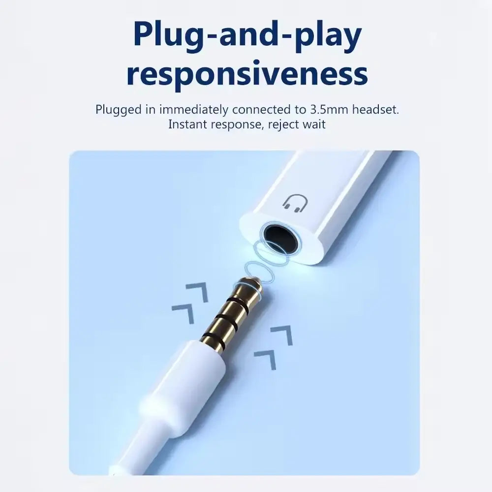 USB C To 3.5mm Earphone Adapter 3.5 Jack USB C Audio Converter for iPhone 15 Samsung Type-C To 3.5mm Headphone Connector