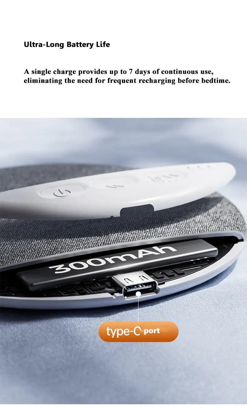 Mini Sleeping Bluetooth Speaker Nature Sound White Noise Soundbar Wireless MP3 Music Player Ultra Thin Timed Shutdown Audio Pla