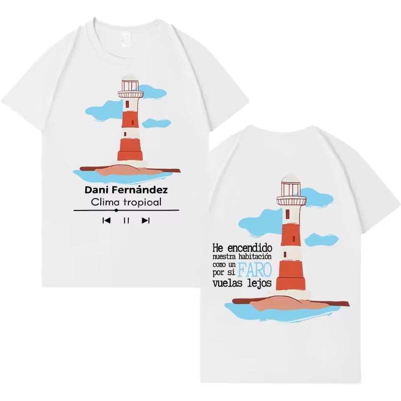 Rapper Dani Fernandez Harajuku Graphics T-shirt Mens Women pure Cotton Short Sleeve T-shirts Gothic Hip Hop T-shirts Unisex