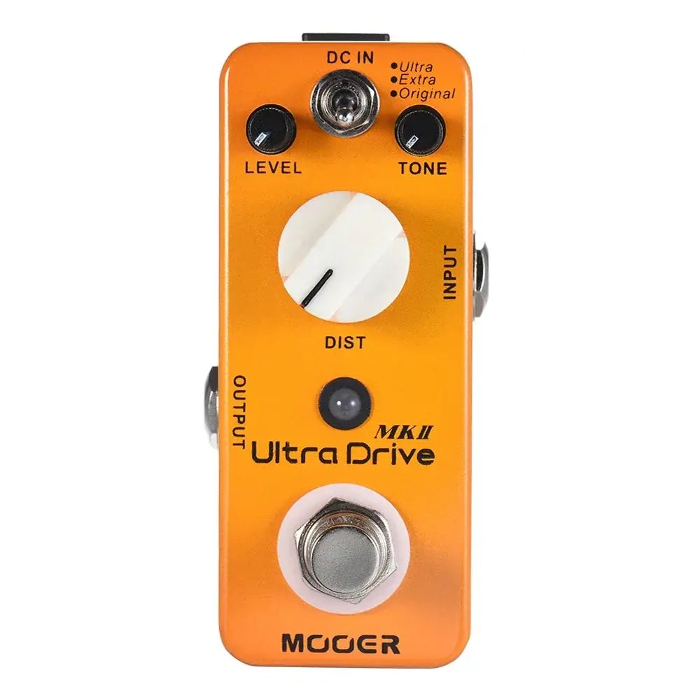 MOOER Ultra Drive MKII Guitar Effect Pedal Distortion Synthesizer Effector True Bypass Full Metal Shell Pedal Guitar Accessories