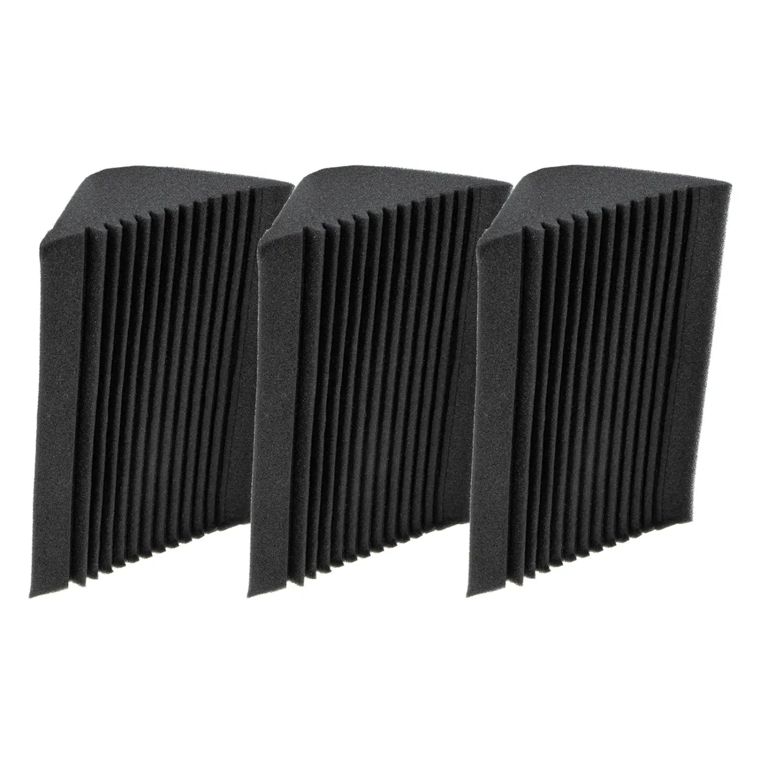 3Pcs Sound Insulation Board Corner Bass Trap Acoustic Panels Sound Absorbing Wall Tiles for Recording Studio Ktv Soundproofing