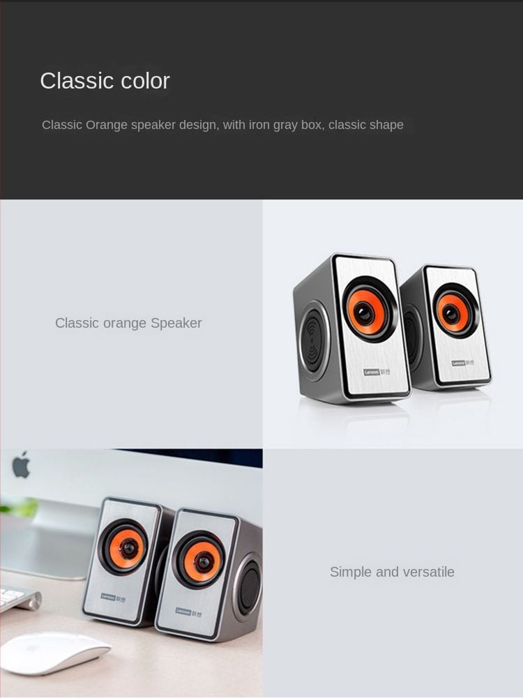Lenovo M550 audio super cool desktop wired multimedia 2.0 subwoofer power amplifier notebook desktop computer audio usb external