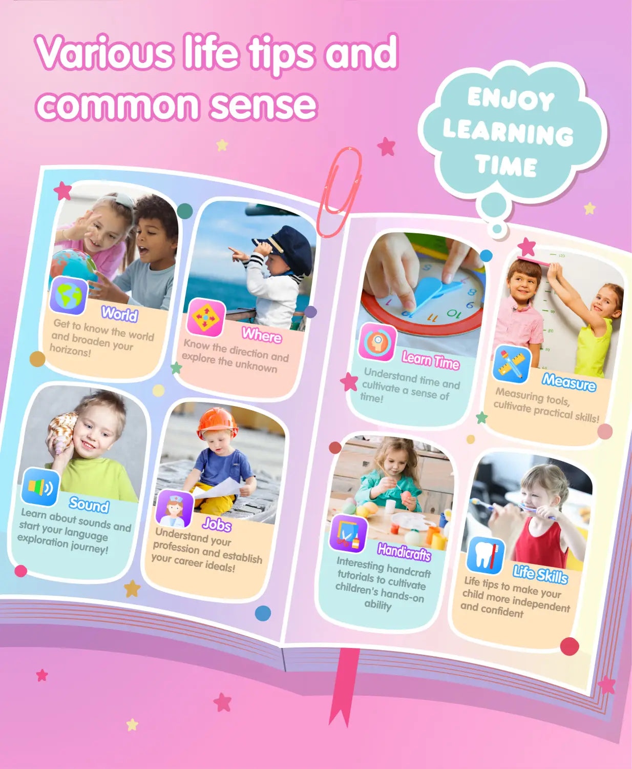 Kids Smart Phone for Girls Boys Kids Cell Phone Toys Dual Camera Music Player 17 Games Toddler Learning Phone For Birthday Gifts