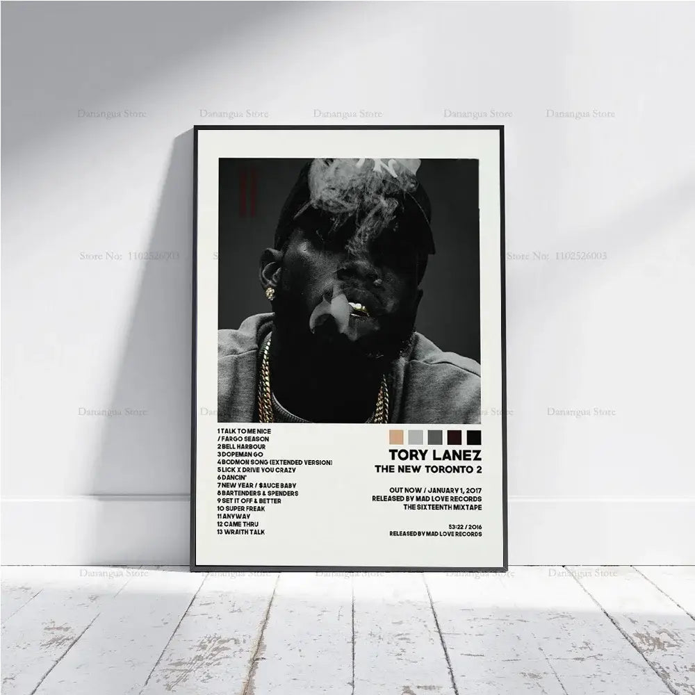 Hip Hop Music Album Cover Tory Lanez Alone At Prom Chixtape Poster Prints Wall Art Canvas Painting Picture Photo Room Home Decor
