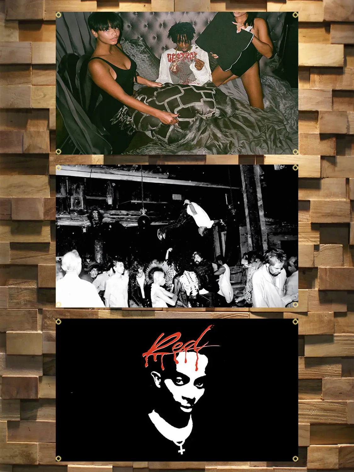 90X150CM Playboi I Am Music Carti Die Lit Music Art Flag Tapestry Wall Hanging Bed Room Bar Modern Banner Aesthetic Room Decor
