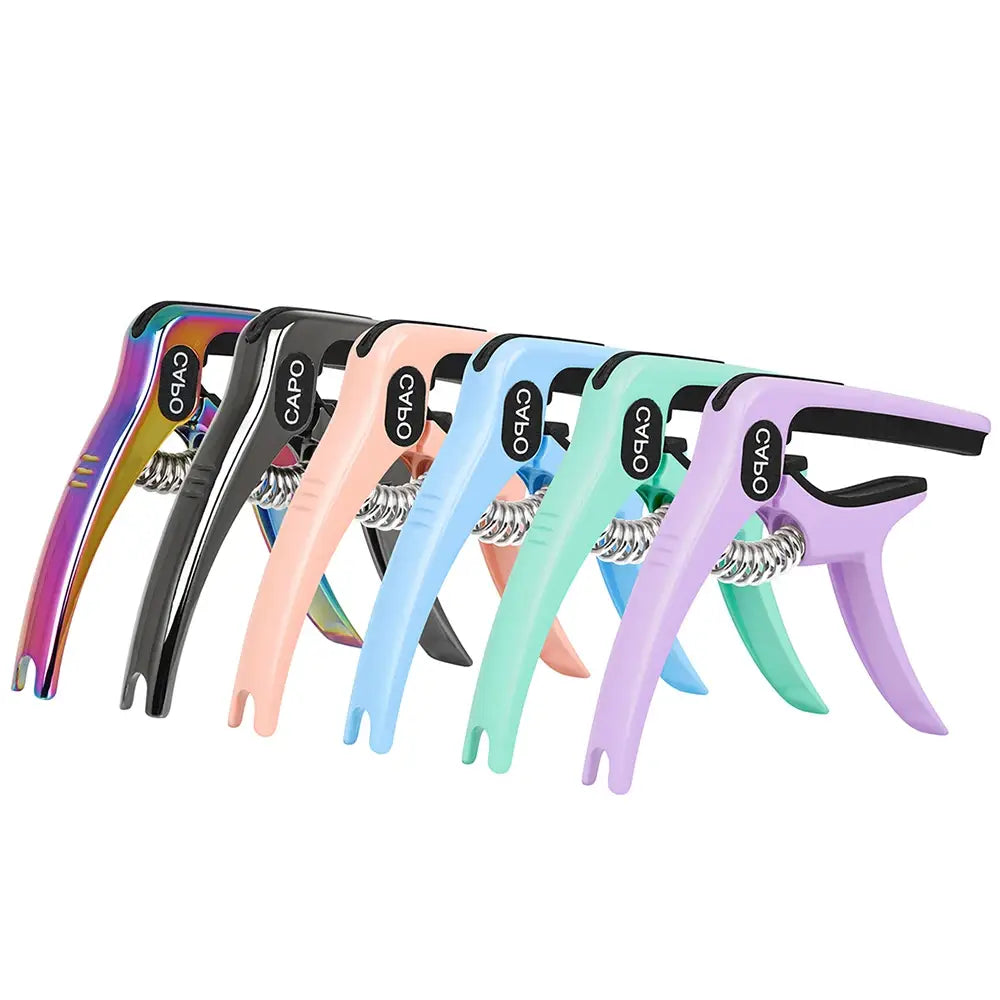 GALUX Universal Guitar Capo Quick Metal Change Clamp Key Guitarra Capo for Acoustic Classic Electric Guitar Parts Accessories