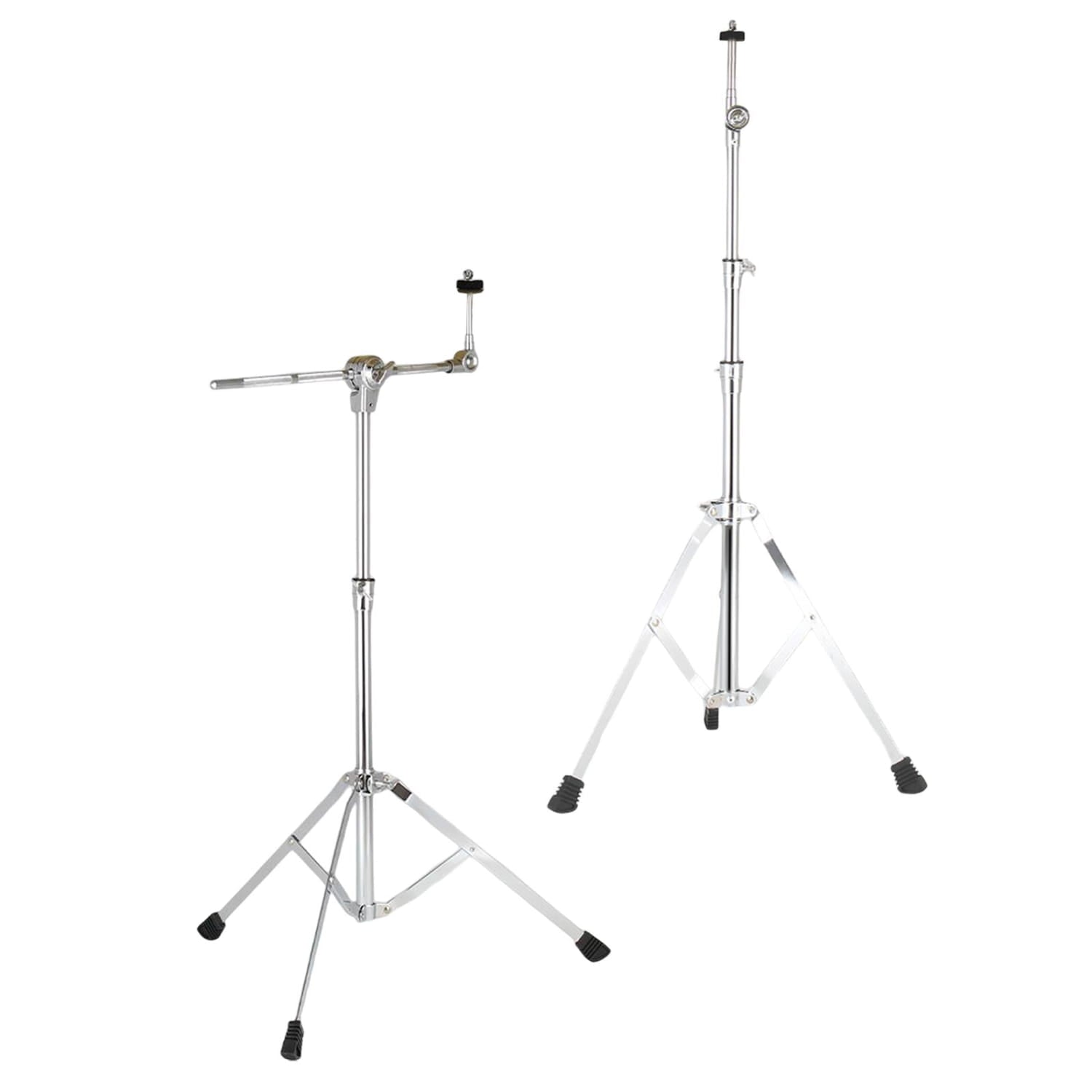 Hi Hat Stand Tripod Legs Anti Skid Adjustable Height Musical Instrument Lightweight Sturdy Folding Bracket Drum Cymbal Pedal