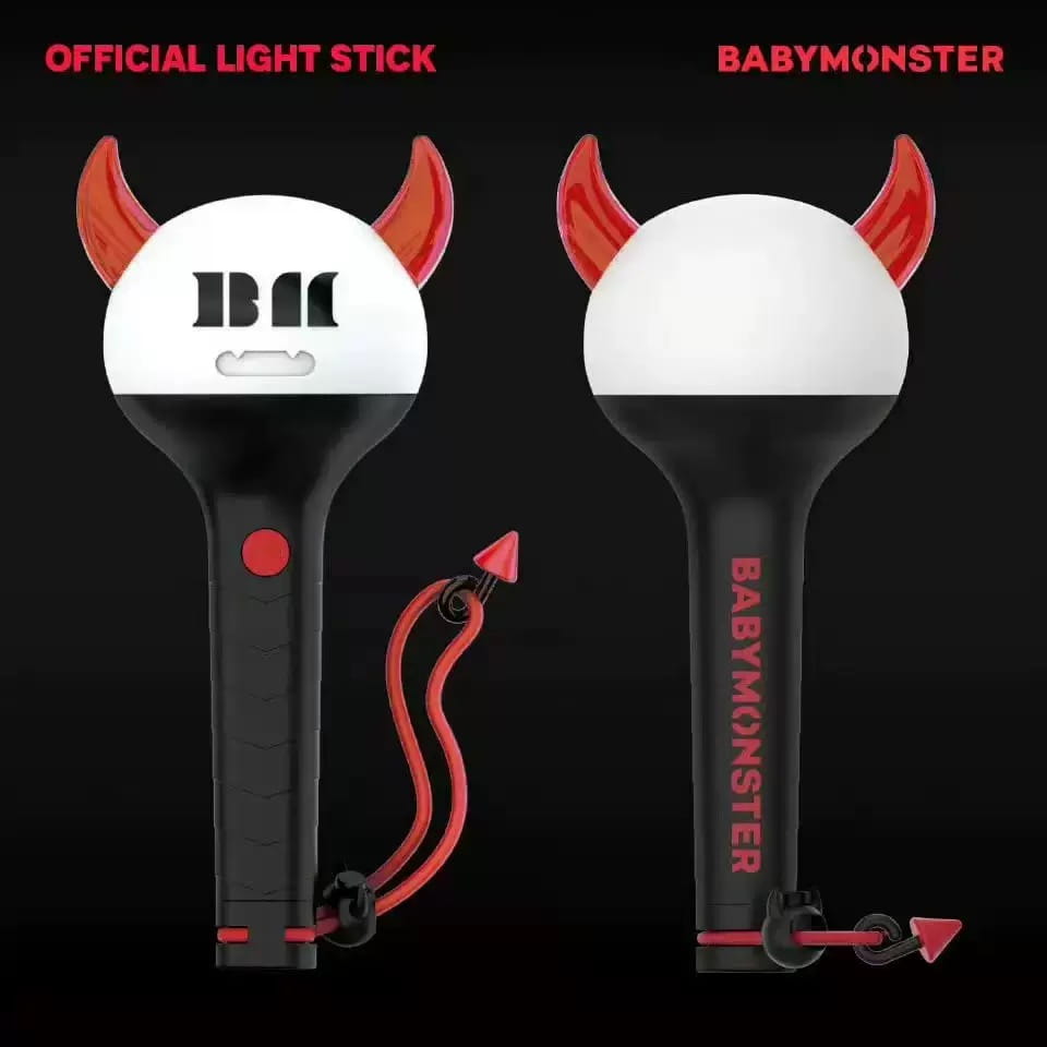 Kpop BABYMONSTER Official Lightstick with Bluetooth BAEMON Concert Hand Lamp Flash Light for Fans RORA ASA RUKA Fluorescent