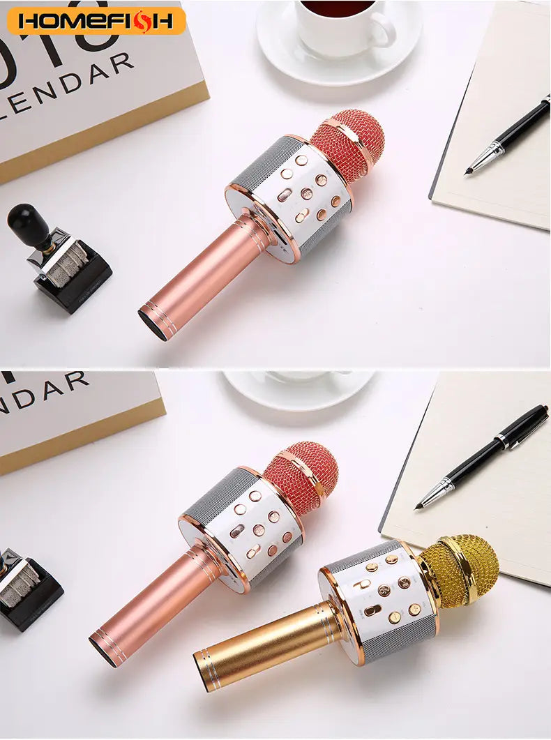 Wireless Bluetooth K12 microphone - Children and adults karaoke microphone - Portable party and travel gift