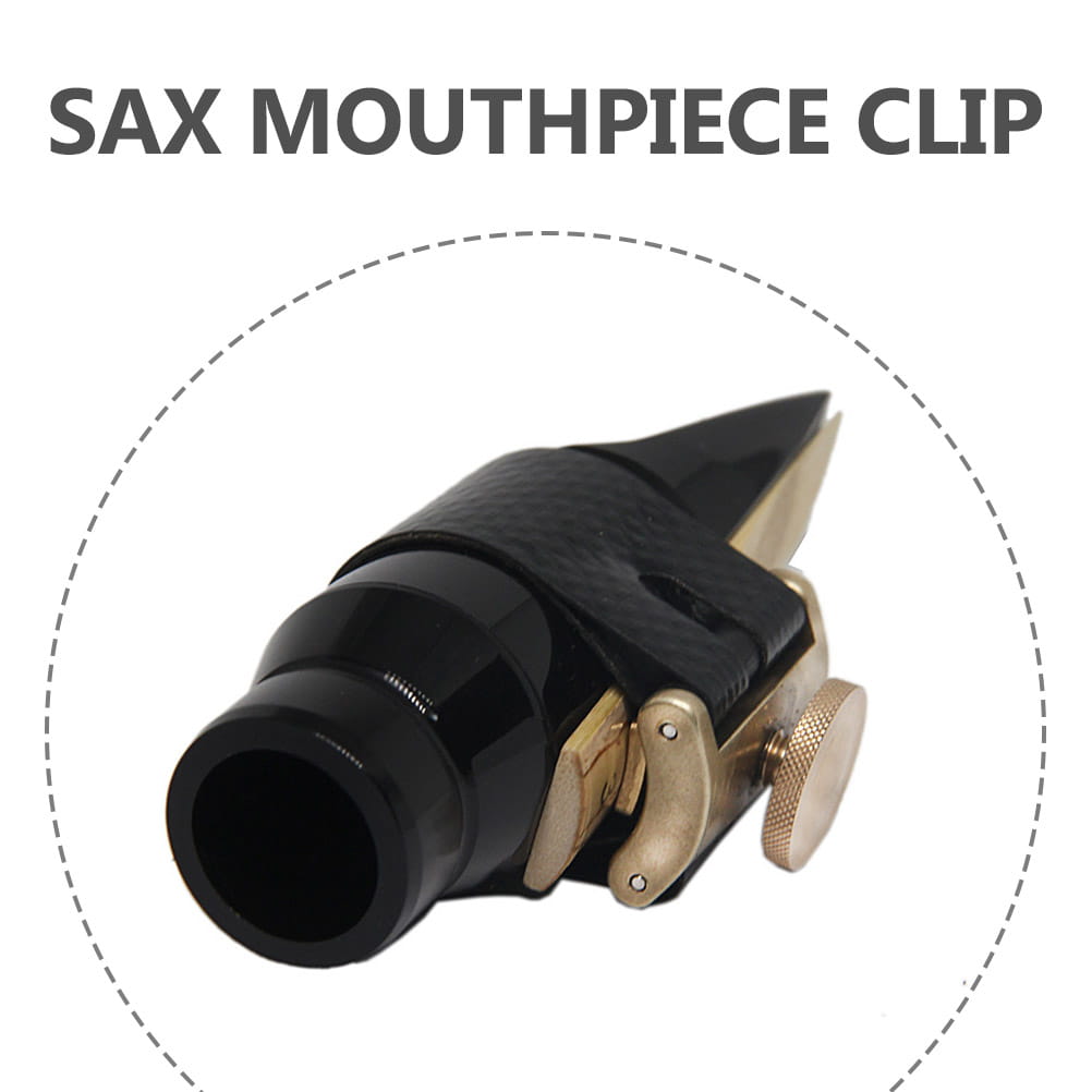 Saxophone Mouthpiece Clip Metal Alto Sax Clip Fastener Wind Instrument Accessory Saxophone Parts Ligature Fastener Musical Parts
