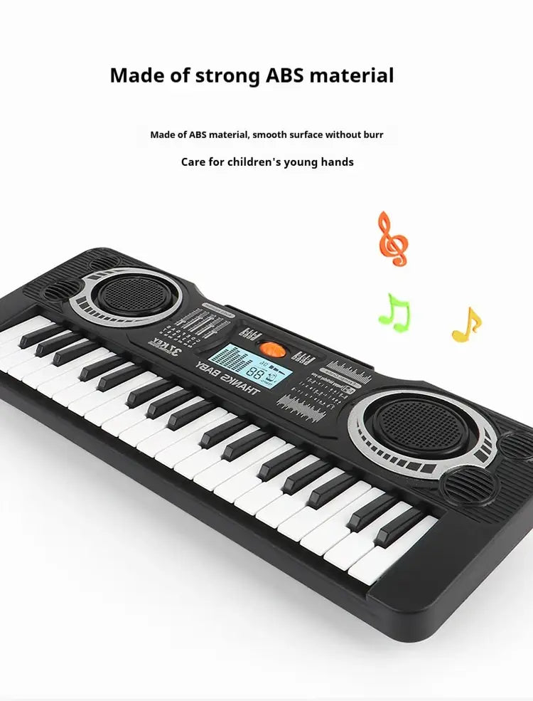 37/61-Key Digital Piano Keyboard for Kids – Portable Music Toy Beginner Learning Instrument Educational Gift for Boys Girls