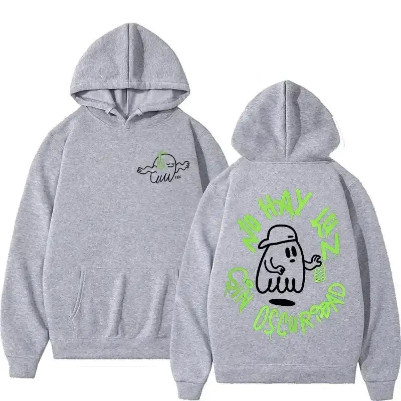 Rapper Feid Ferxxo Mor No Le TemasLa Trendy Graphic Hoodie Hip Hop Pullover Tops Man Sweatshirt Loose Classic Simple Long Sleeve