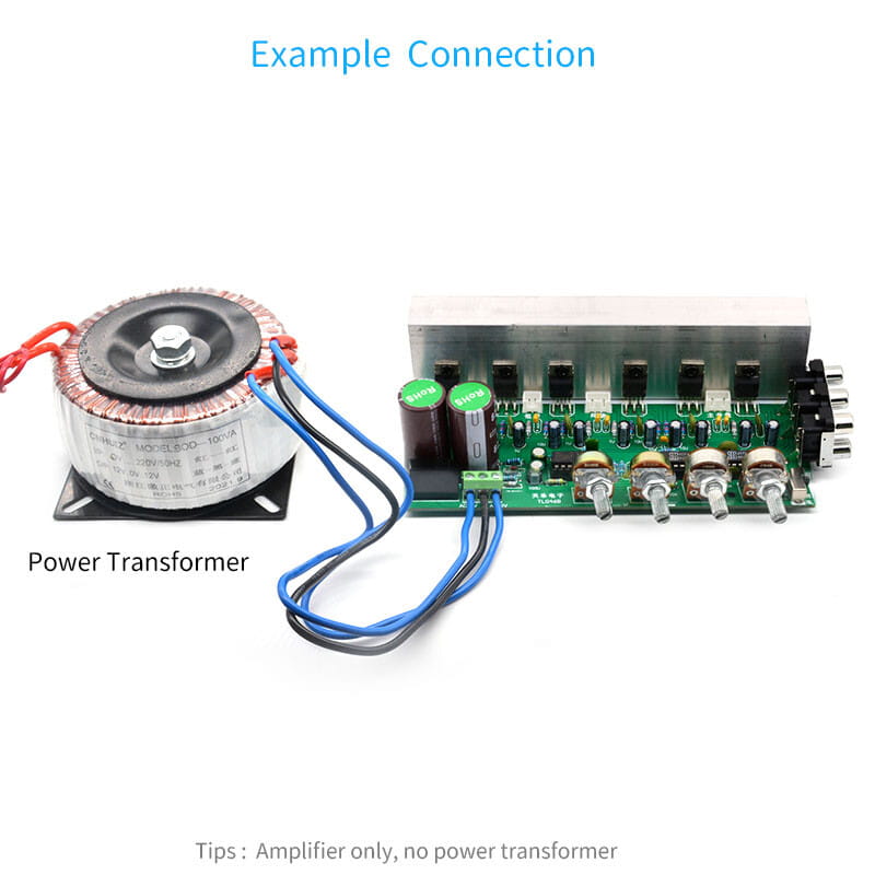 6X18W TDA2030 Audio Amplifier Board 5.1 Channels Power Amplifiers Surround Center Subwoofer Power Amplifiers For Home Theater