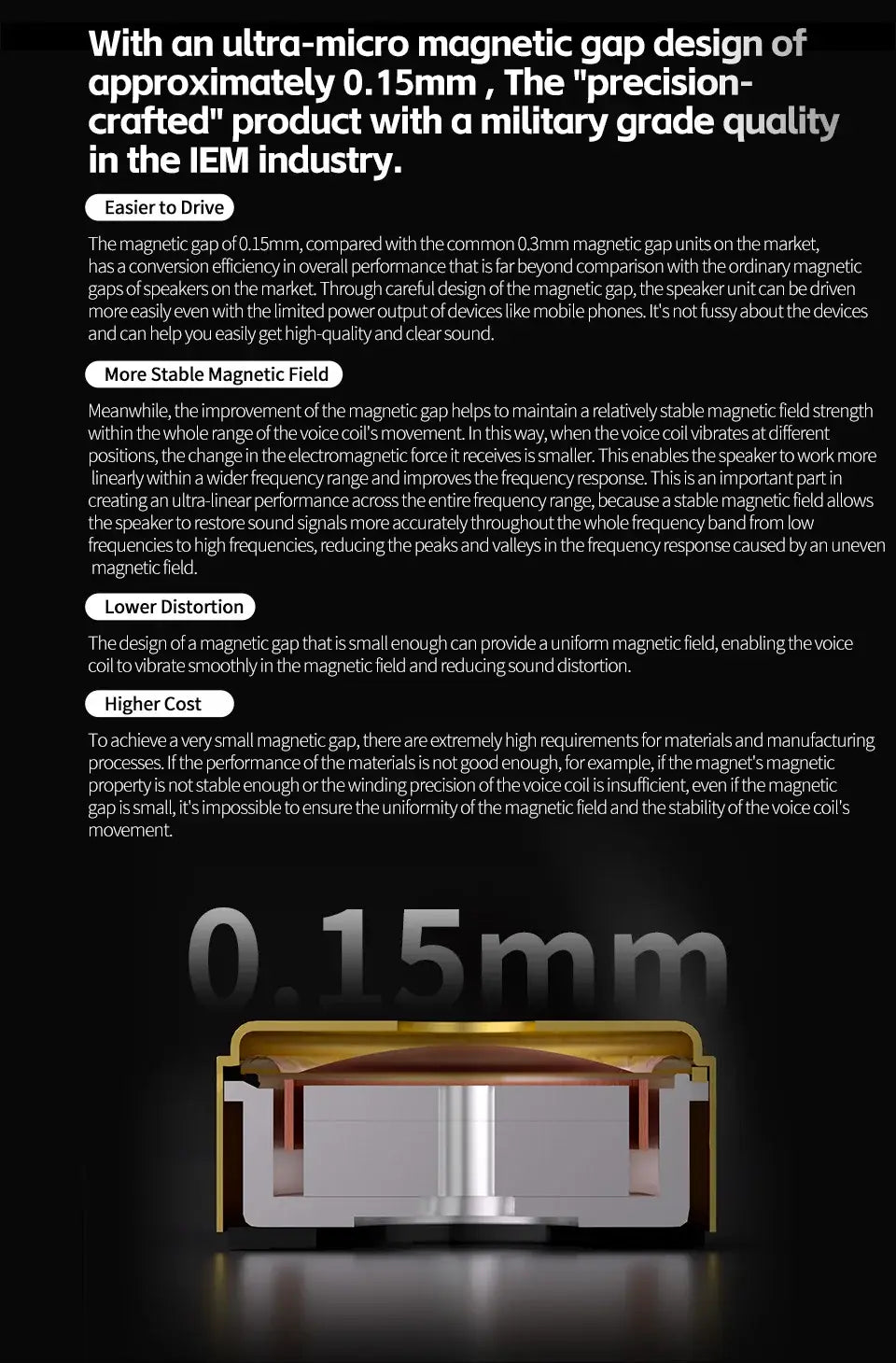 KZ Zenith Earphones Dynamic Driver Unite Headests Hifi Music Earbuds DJ Monitoring with Adjustable Tuning IEM Detachable Cable