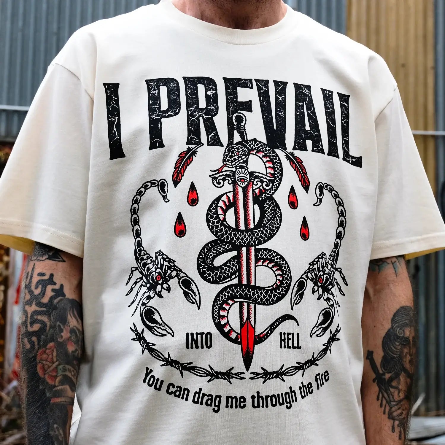 2026 Hip Hop I Prevail Band Graphic Men’s and Women’s T-shirt Full Size Fan Gift Casual Fashion Daily Wear Cotton Unisex