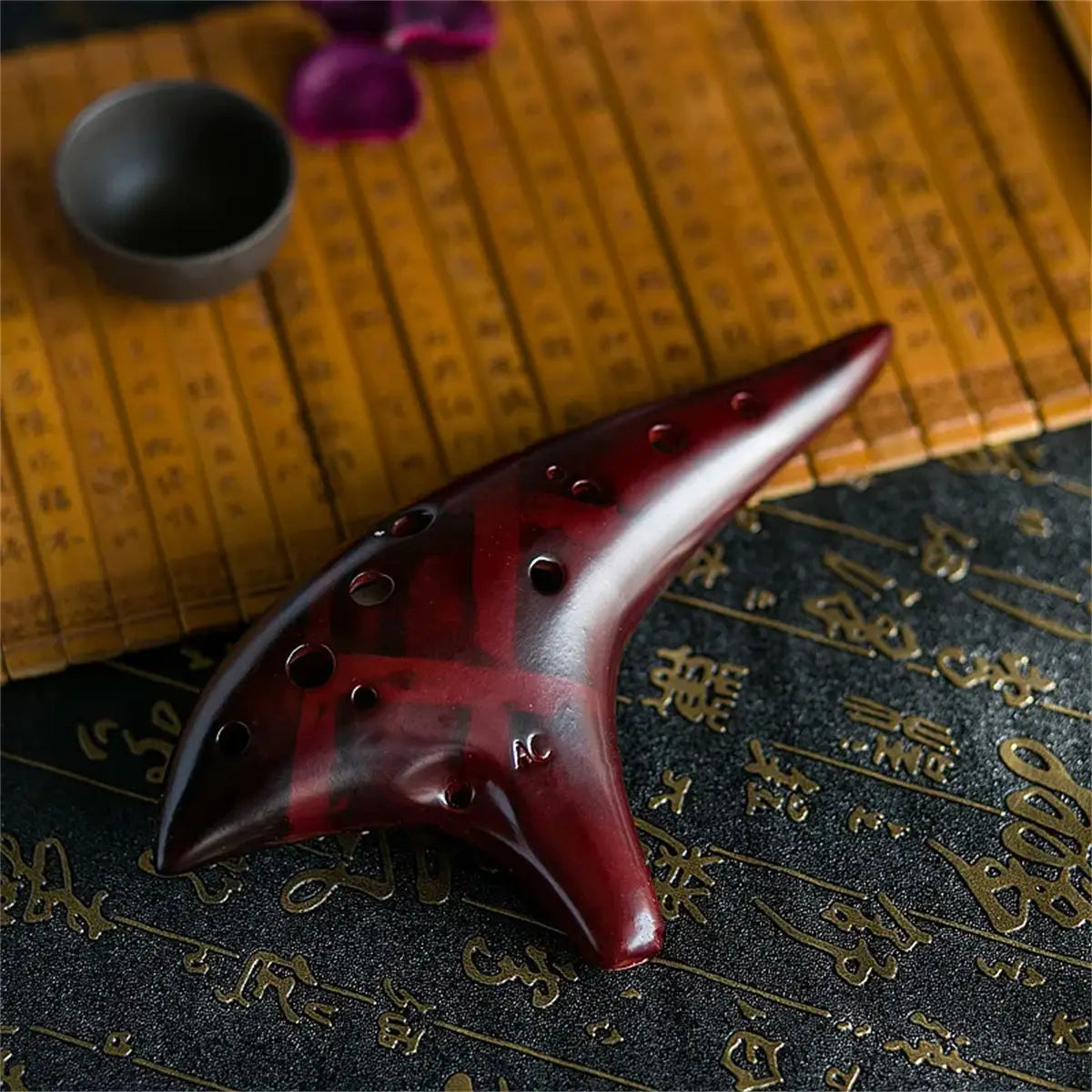 Miwayer Ocarina12 Tones Alto C High Quality Ocarina Classic Flute Musical Instrument Good Gift for Beginners Chinese Tao
