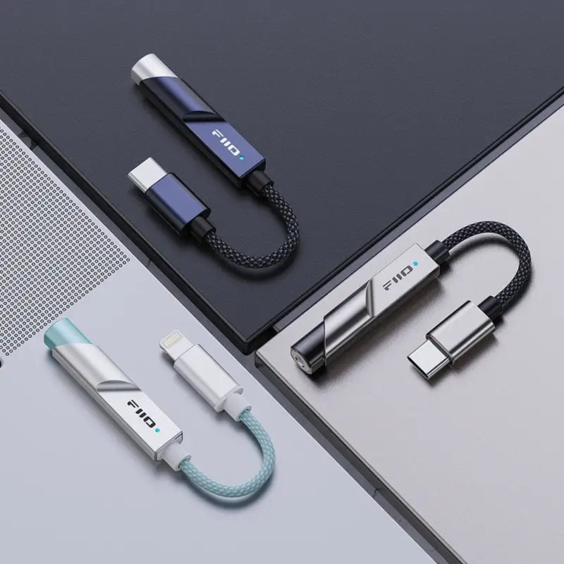 FiiO JadeAudio KA11 USB DAC Amplifier Hi-Res Audio Type-C to 3.5mm Adapter USB Dongle DSD256 for Android Phones