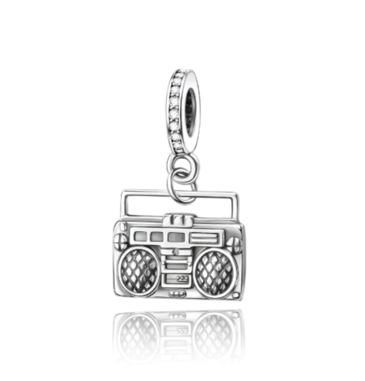 925 Sterling Silver Music Charms Beads Game Console Guitar Pendants Fit Original Bangle Bracelet Necklaces DIY Jewelry For Woman