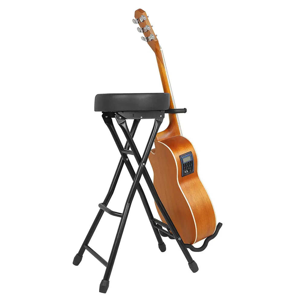 Foldable Guitar Stand Holder And Guitar Seat with Padded Cushion for Acoustic Electric Guitar Bass Guitar Parts & Accessories