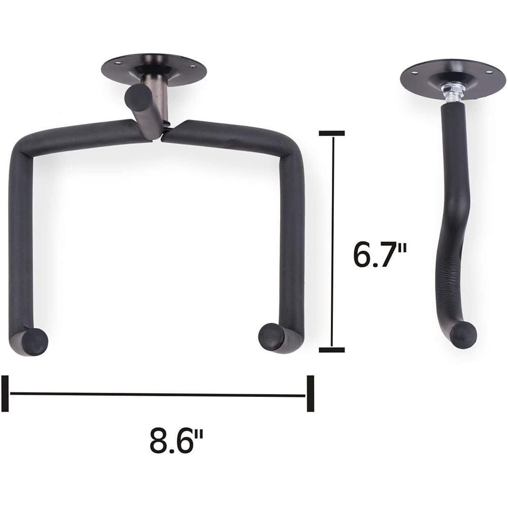 Horizontal Metal Guitar Wall Mount Hanger Stand For Acoustic Guitar Bass Violins Mandolins Slat Display Support Tools New