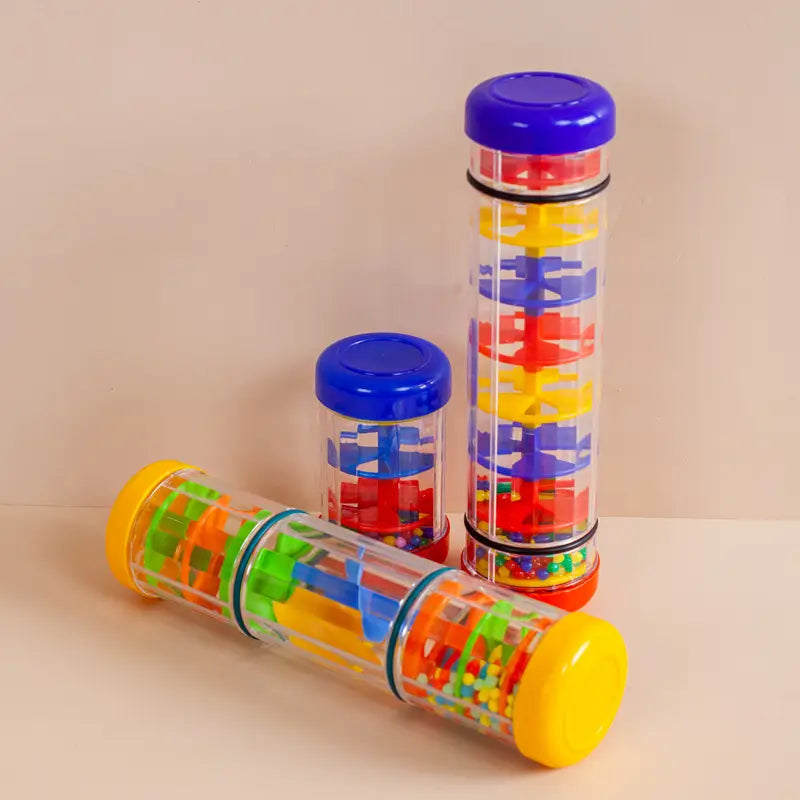 Children’s Musical Instruments Toys for Baby 1 2 3 Years Montessori Kids Rain Rattle Tube Shaker Rainmaker Music Sensory Toys