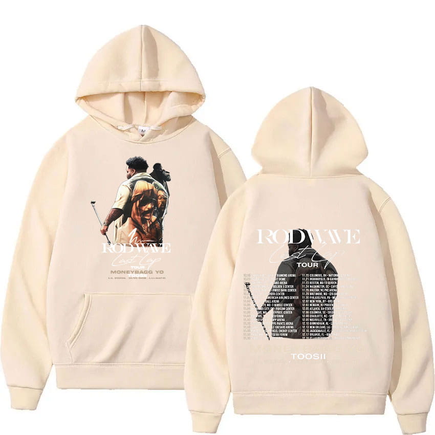 Rapper Rod Wave Last Lap Tour 2024 Album Hoodie Men’s Hip Hop Retro Pullover Sweatshirt Y2k Fashion Oversized Hoodies Streetwear