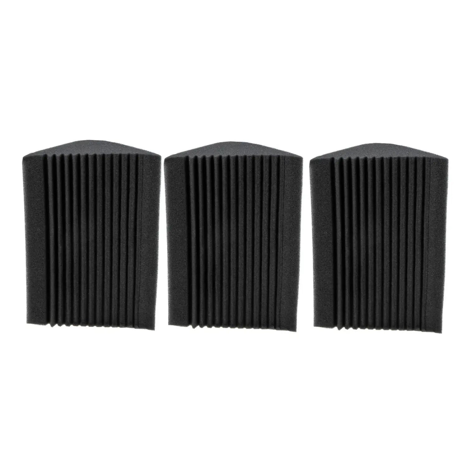 3Pcs Sound Insulation Board Corner Bass Trap Acoustic Panels Sound Absorbing Wall Tiles for Recording Studio Ktv Soundproofing