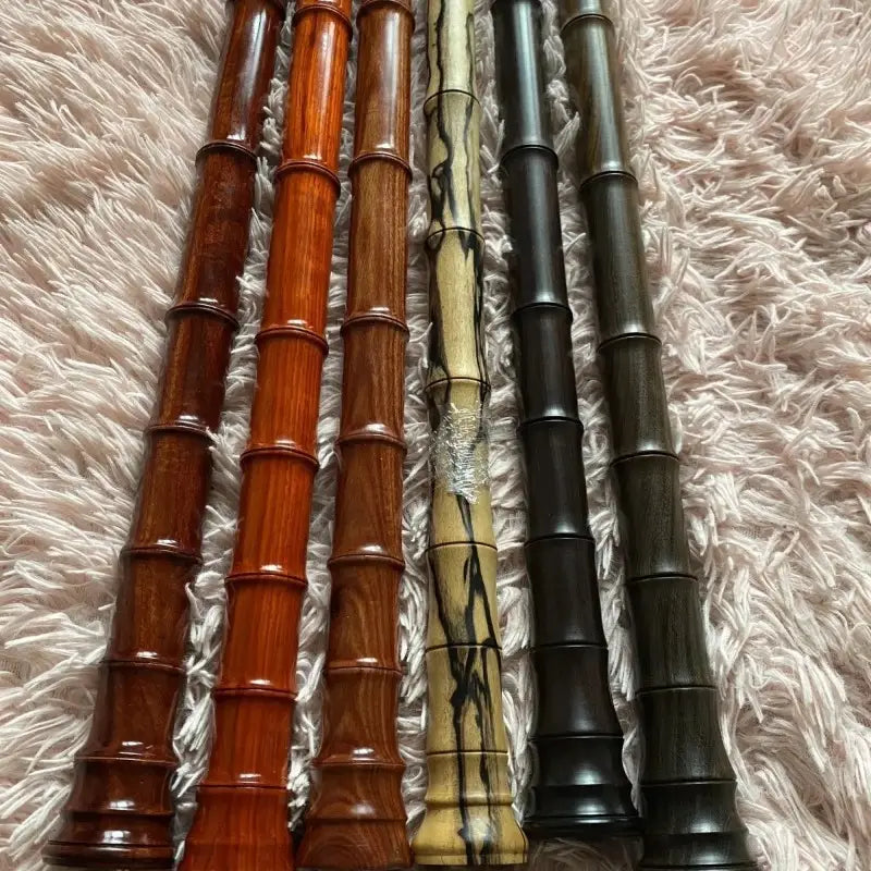 G Key Wooden Xiao Blank Semi Finished Product Xiao Handmade DIY Chinese Vertical Bamboo Flute Tradition Musical Instruments