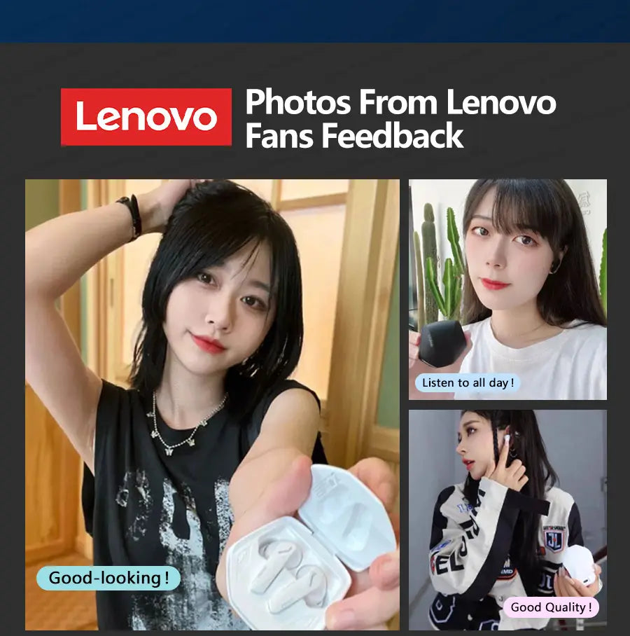 100% Original Lenovo GM2 Pro Bluetooth V5.3 TWS Wireless Earphones Stereo Sport Earbuds Game Music Dual Mode Low Latency Headset