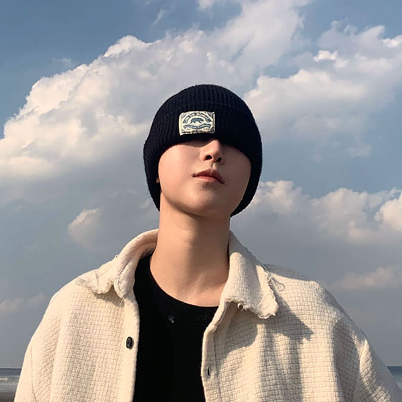 Autumn Winter Knitted Hat For Men Women Hip Hop Skullies Melon Cap Fashion Punk Crochet Bonnet Kpop Solid Color Couple Beanies