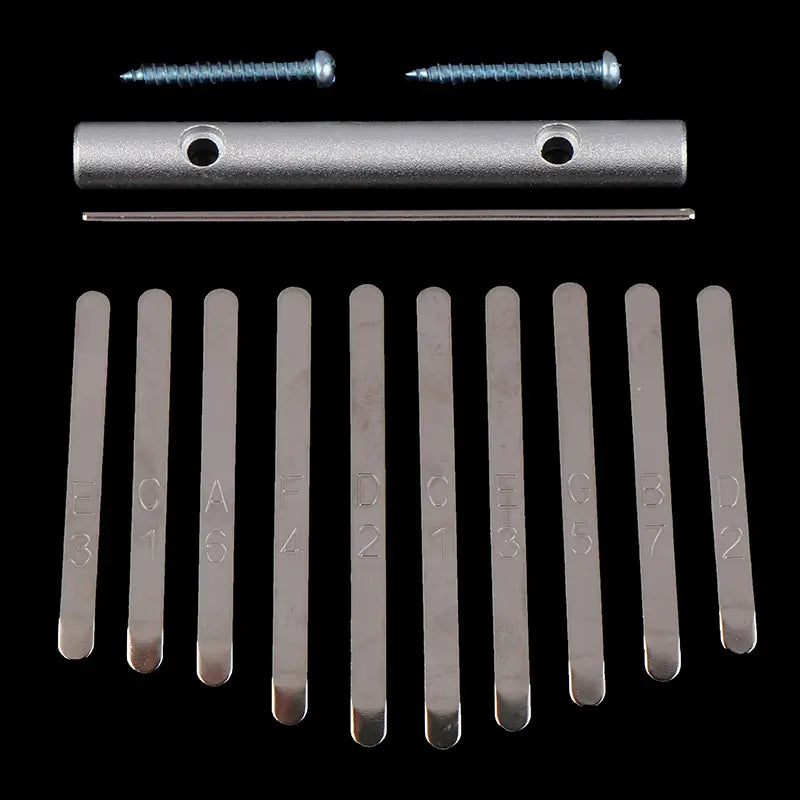 【NN77-M3】10 Keys Replacement Kalimba Thumb Piano Bridge Set - Musical Instrument DIY Parts Kit for Kalimba Repair