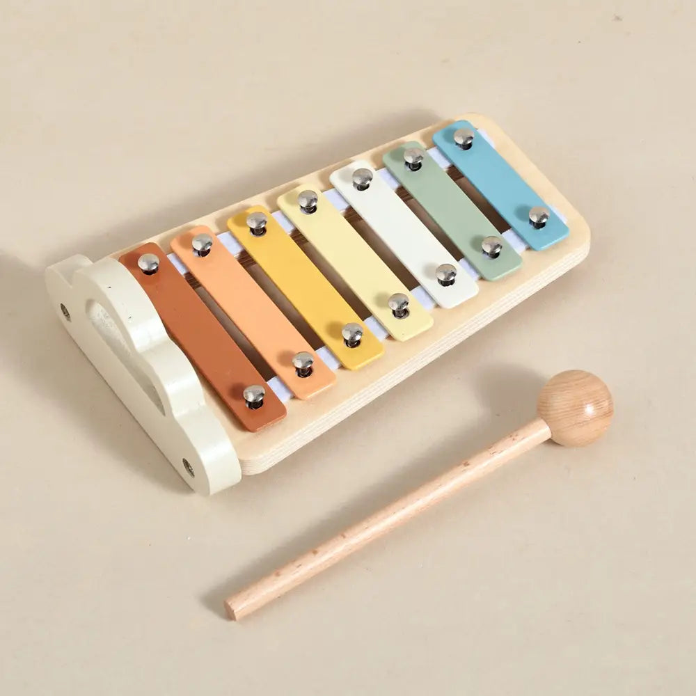 7pc Sets Music Toys for Children Music Instruments Girl Toys Wooden Cartoon Educational Instruments Children’s Toys Instruments