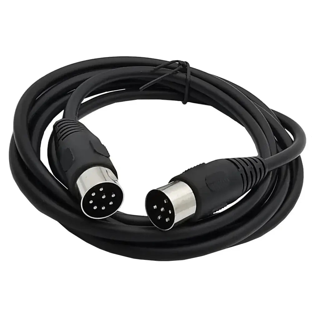MIDI 8 Pin Din Male TO 6 Pin Male Audio Data Signal Cable 1.8m