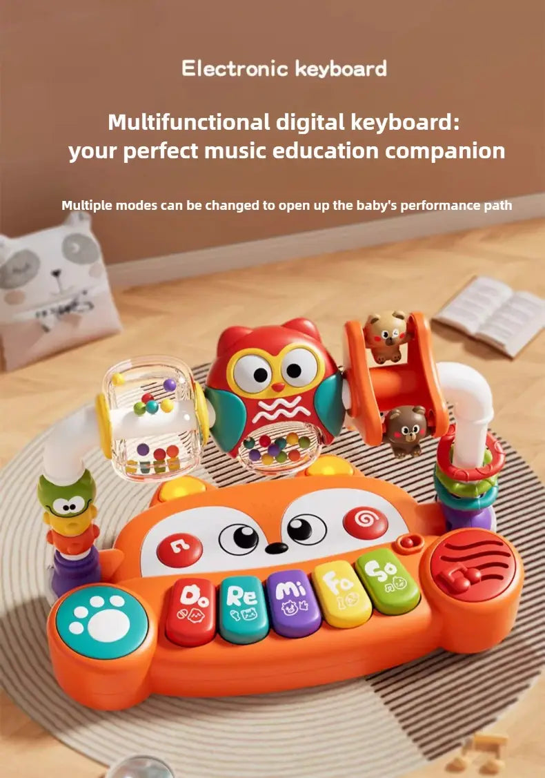 Electronic Keyboard Multifunctional Baby Mini Piano with Lights Music Toddlers Musical Instruments Educational Toys Kids Gifts