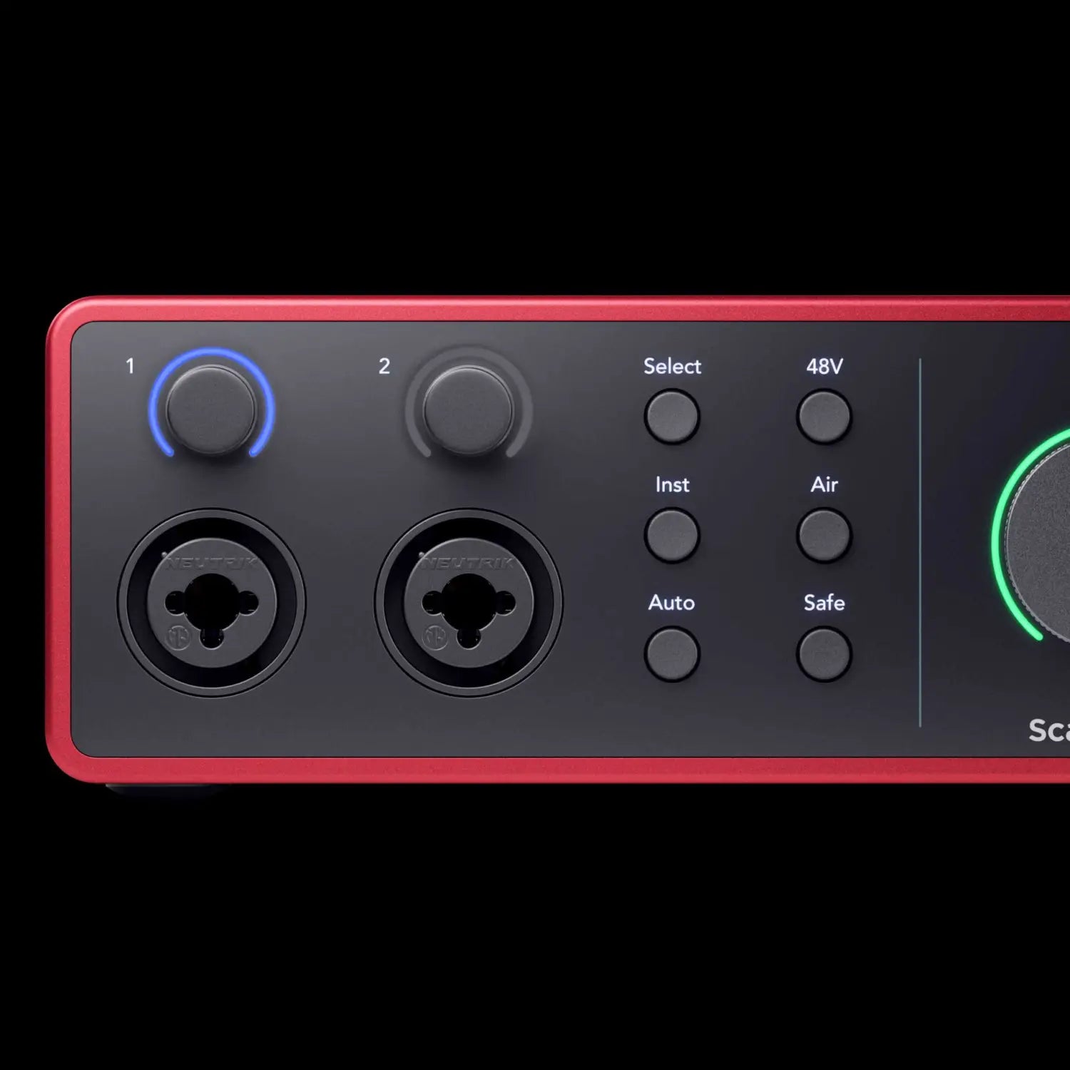 Focusrite Scarlett 4i4 4th Generation 4 input 4 output USB audio interface complete compact studio hub for all instruments