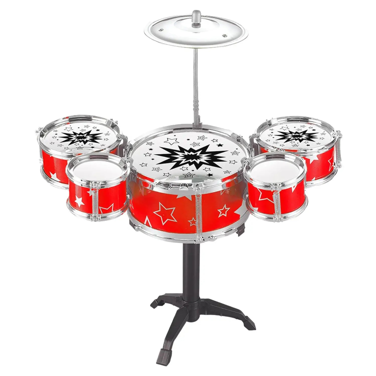 Kids Drum Kits Preschool Learning Toy Music Enlightenment Mini Drum Set Simulation for Boys Kids Preschool Children Gifts
