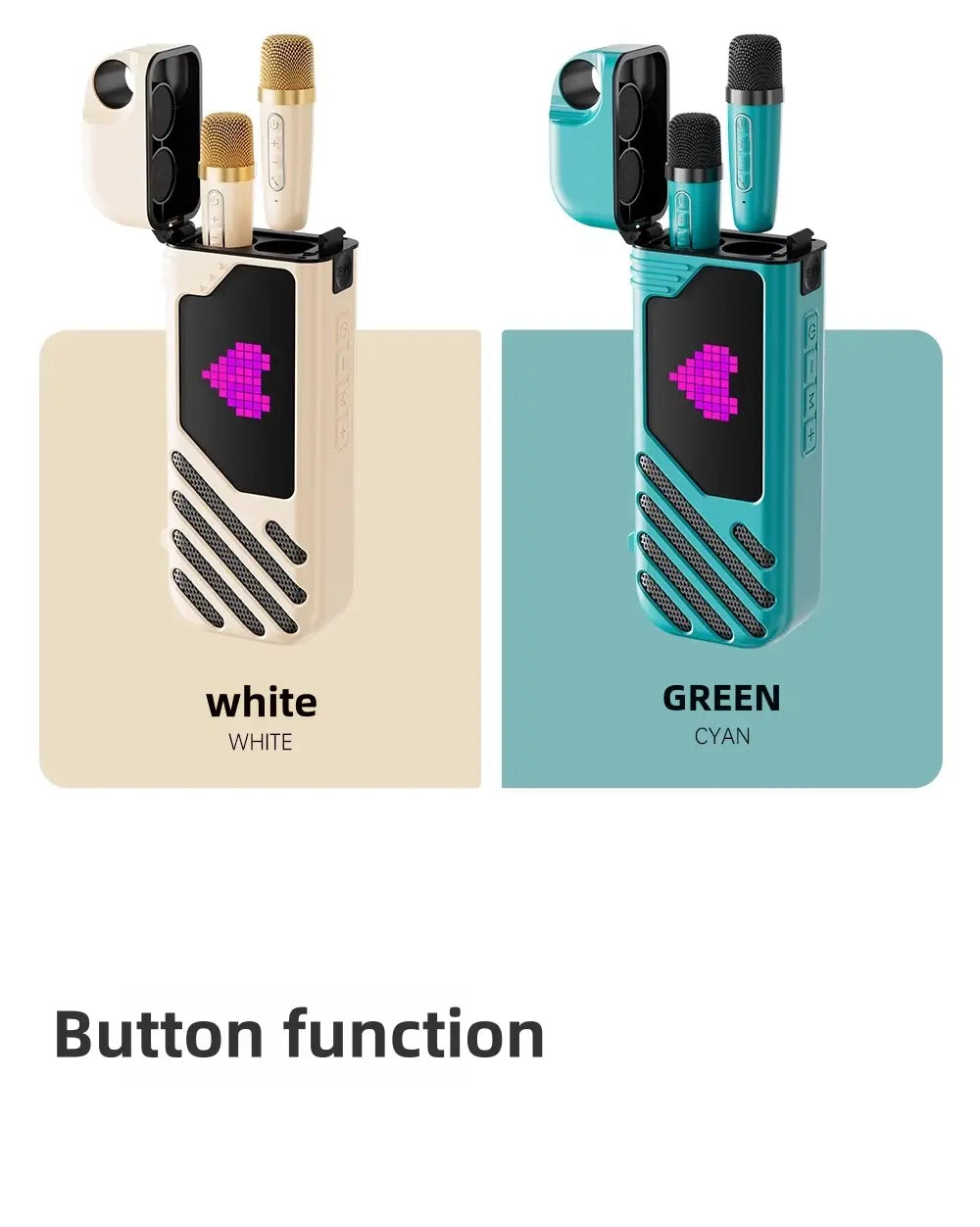 Kinglucky K18 pro Portable Karaoke Party Speaker with Wireless Microphone Bluetooth 5.0 Speakers Big Powerful Sound