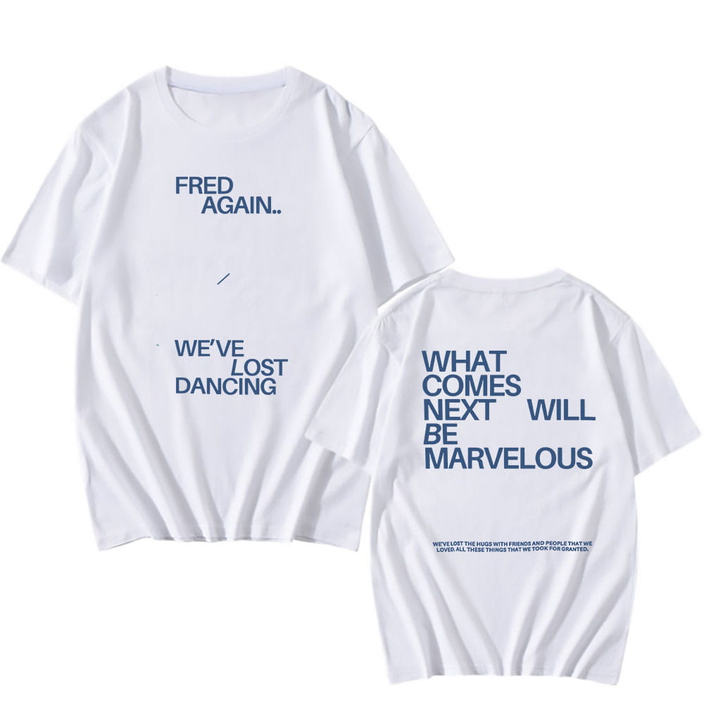 Hip Hop Rapper Fred Again T-shirt Camisetas Short Sleeve Summer O-neck Tee-shirt Casual Unisex Streetwear Men Women Cotton Tees