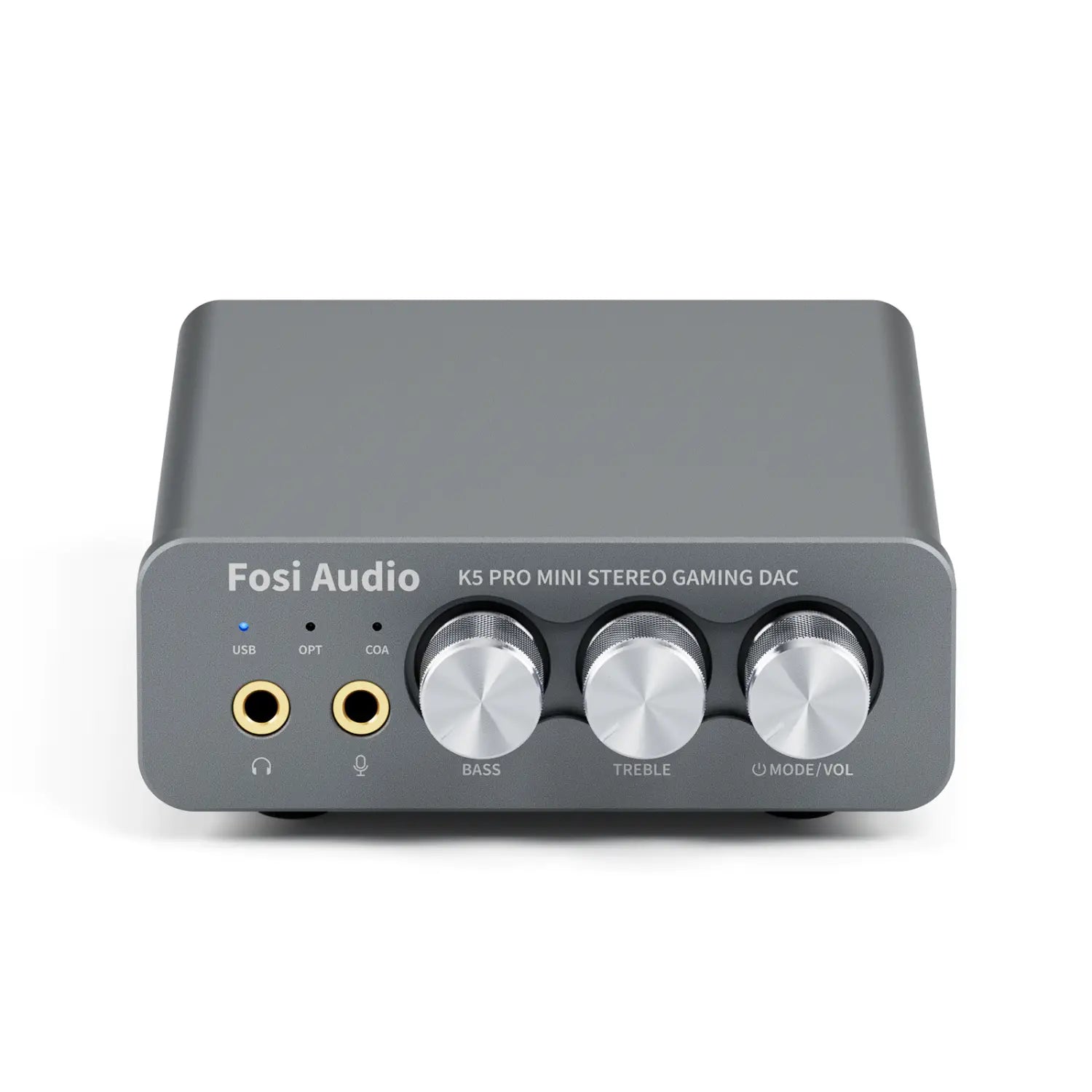 Fosi Audio K5 PRO Gaming USB DAC With Microphone Headphone Amplifier Desktop Mini Audio DAC Amp For PS5 PC