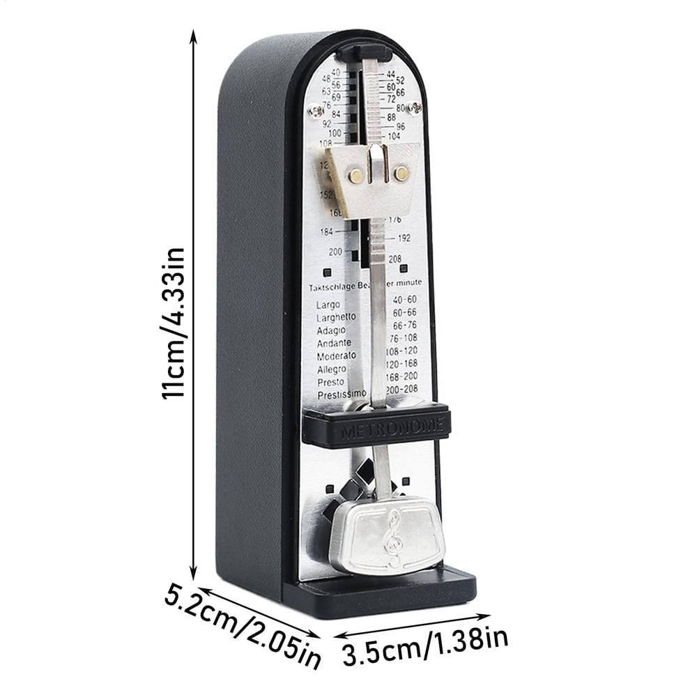 Guitar Piano Metronome Adjustable Musical Instrument Mechanical Metronome Practicing Performing Musical Instrument Aid
